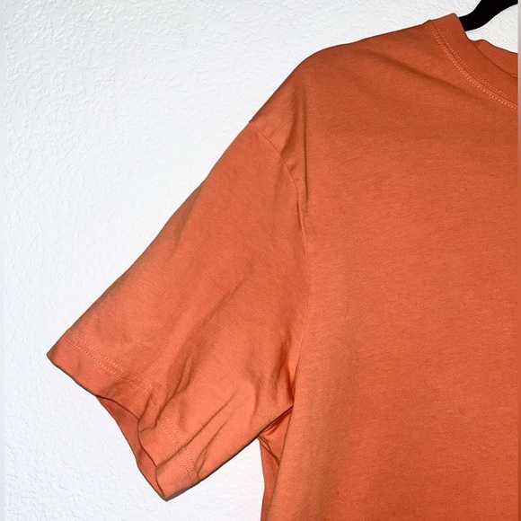 H&M Vibrant Orange Sun Society Heavyweight Soft Graphic Tee - Picture 3 of 10